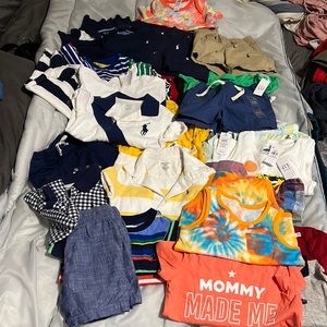 Baby Boy 18months clothing short sets and shirt. Polo sets. Clothes from the Gap